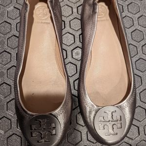 Tory Burch Minnie Logo flats